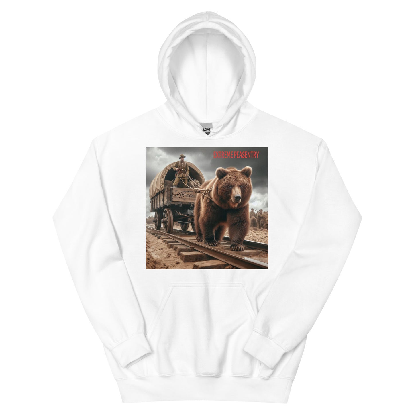 EXTREME PEASENTRY -PX2~ - REGERT- WAR BEAR #1 - Unisex Hoodie