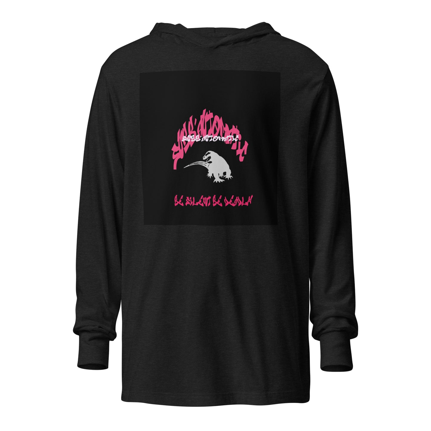 SUBB'AUTOMATIC- SILENT BE DEADLY - SPACE KOMODO DRAGON - Hooded long-sleeve tee