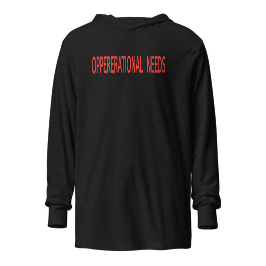 OPPERERATIONAL NEEDS - Hooded long-sleeve tee
