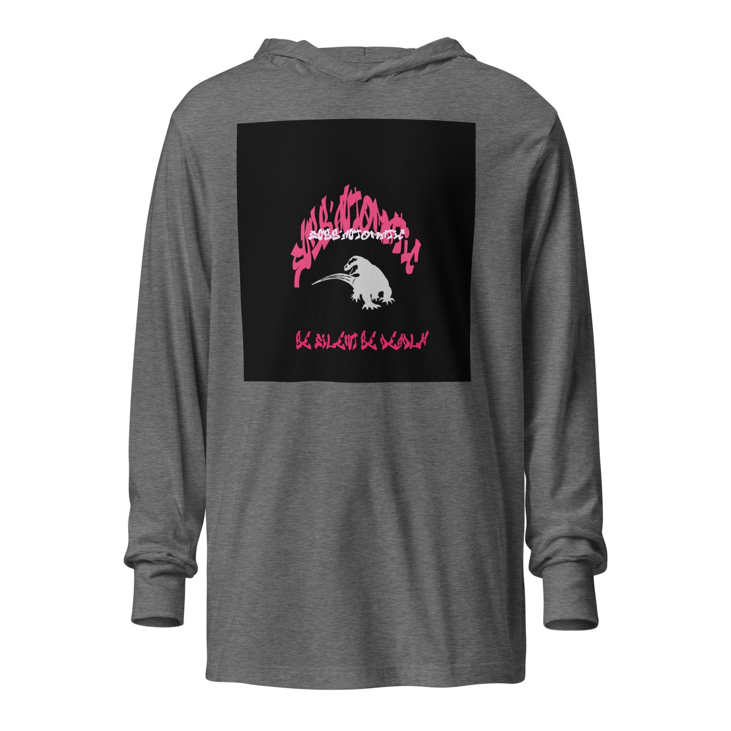 SUBB'AUTOMATIC- SILENT BE DEADLY - SPACE KOMODO DRAGON - Hooded long-sleeve tee
