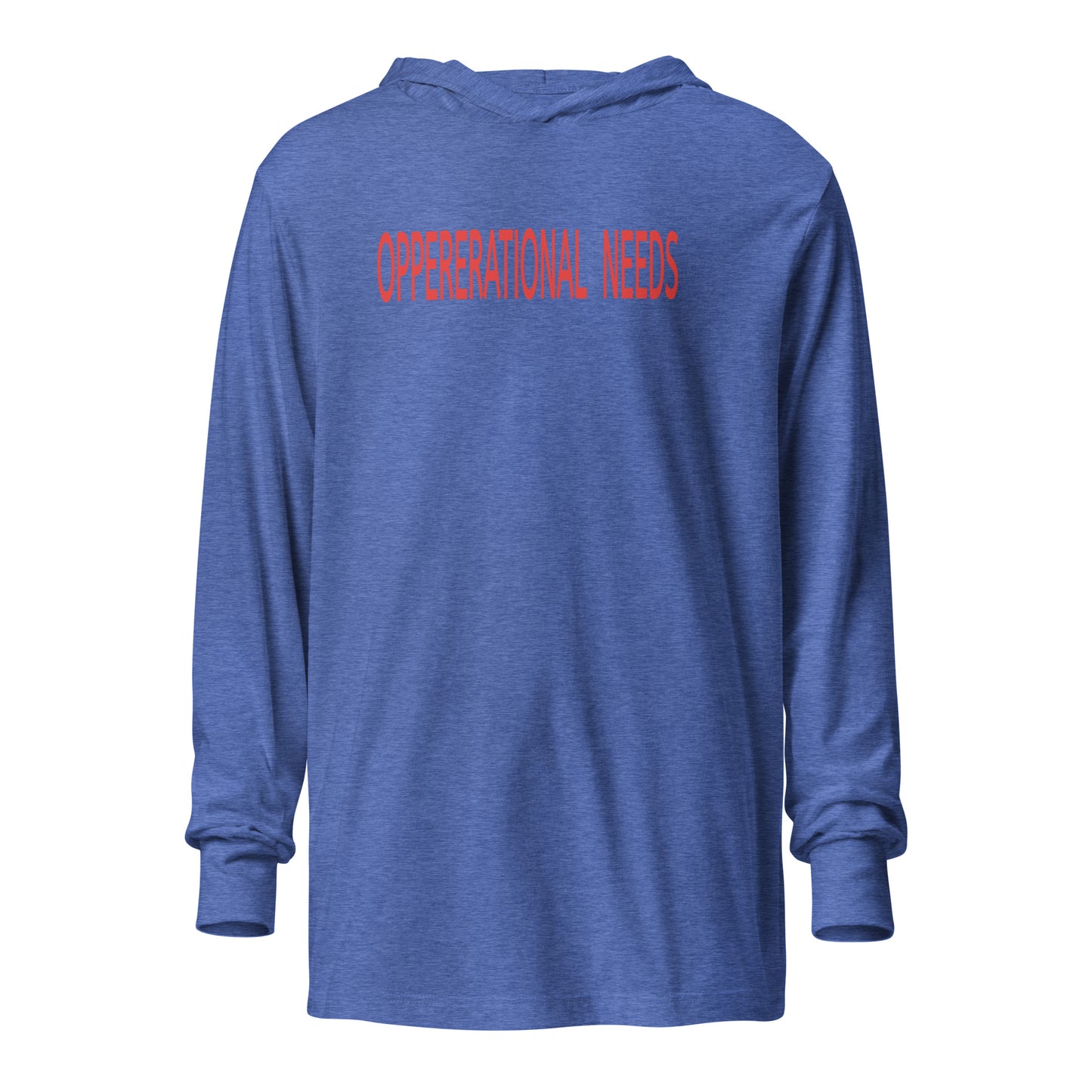 OPPERERATIONAL NEEDS - Hooded long-sleeve tee