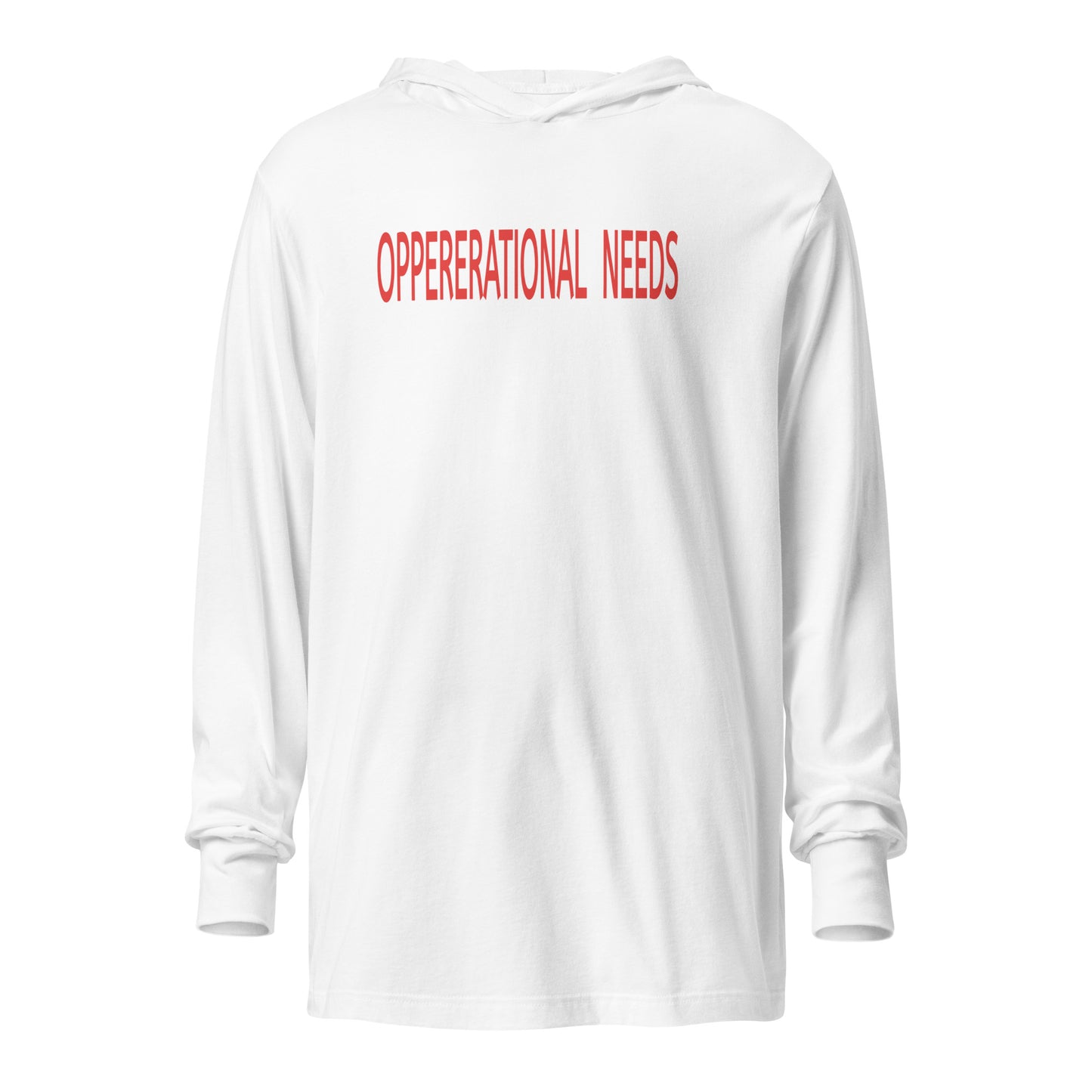 OPPERERATIONAL NEEDS - Hooded long-sleeve tee