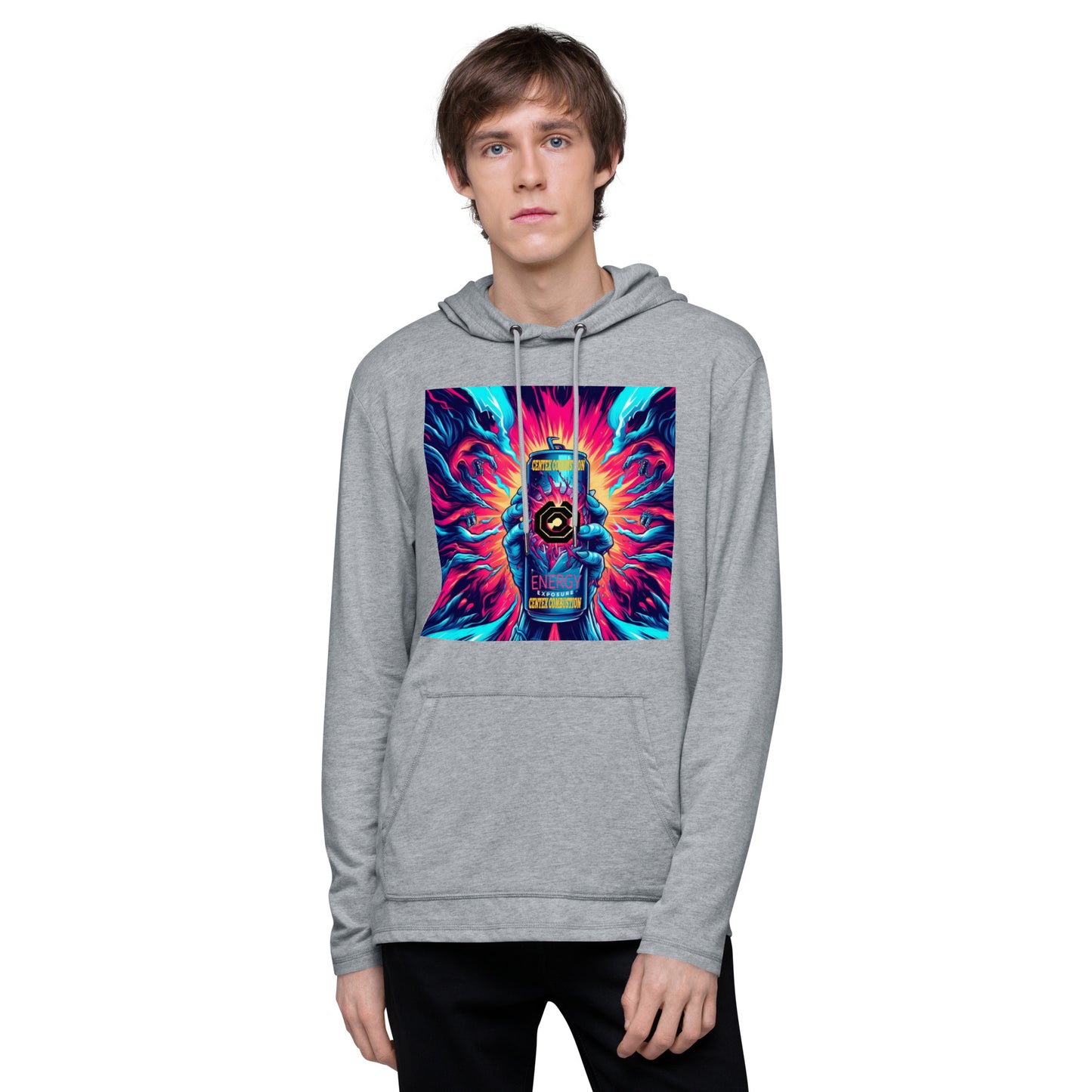 CENTEX COMBUSTION- ENERGY Hand- Unisex Lightweight Hoodie