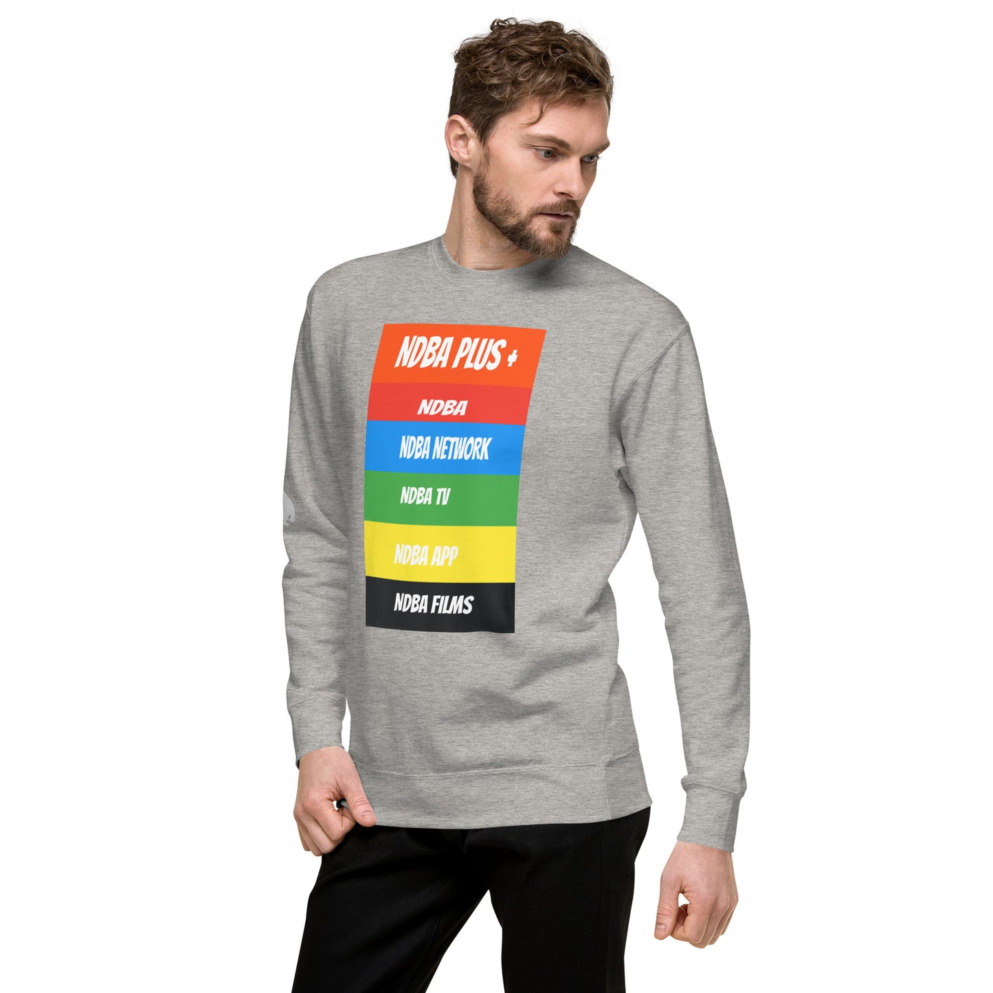 NDBA - NDBA PLUS + - NDBA NETWORK - NDBA TV - NDBA APP - NDBA FILMS - Unisex Premium Sweatshirt