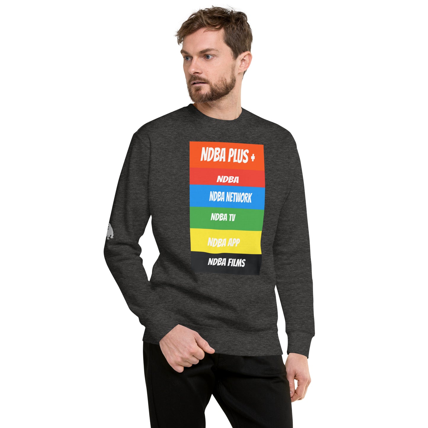 NDBA - NDBA PLUS + - NDBA NETWORK - NDBA TV - NDBA APP - NDBA FILMS - Unisex Premium Sweatshirt