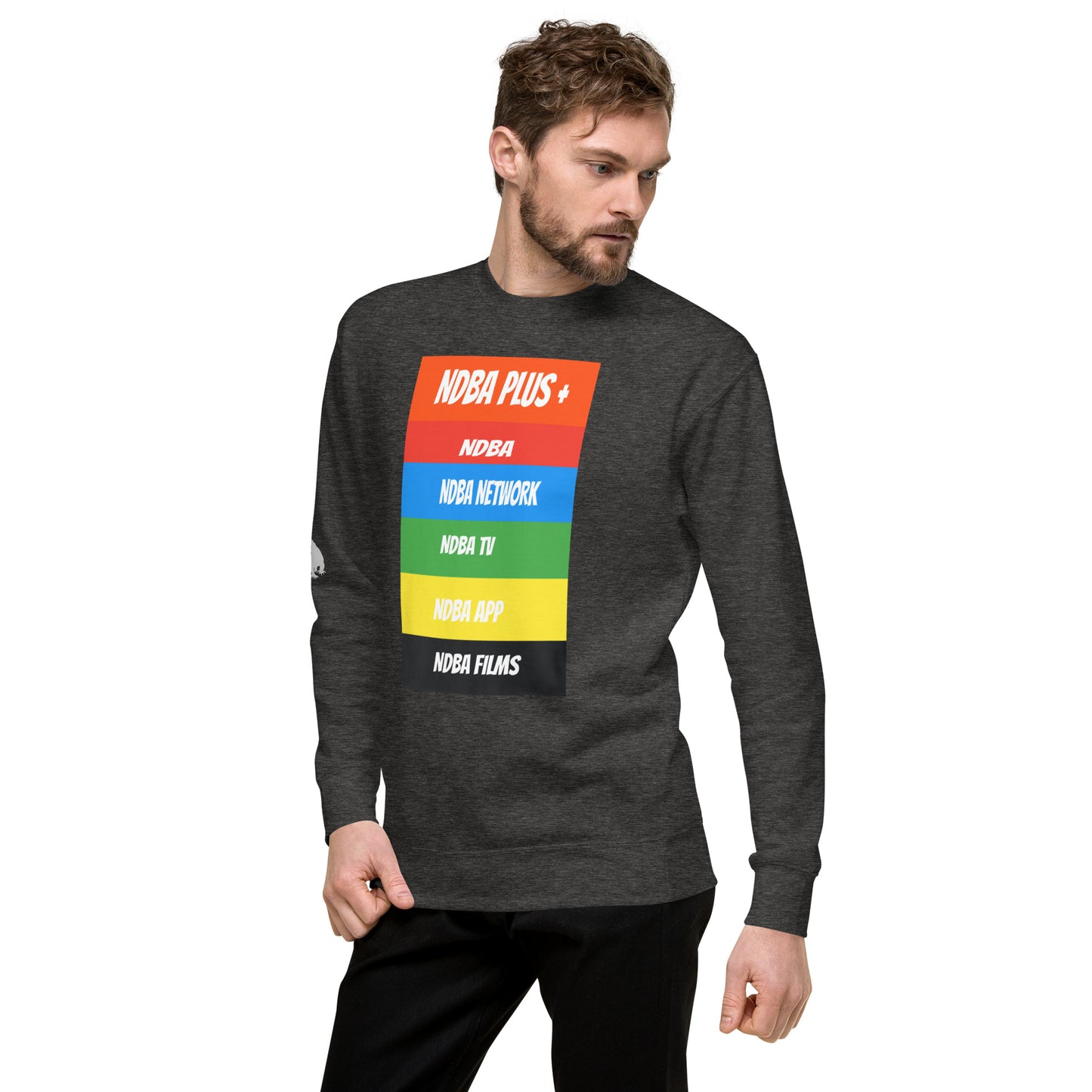 NDBA - NDBA PLUS + - NDBA NETWORK - NDBA TV - NDBA APP - NDBA FILMS - Unisex Premium Sweatshirt