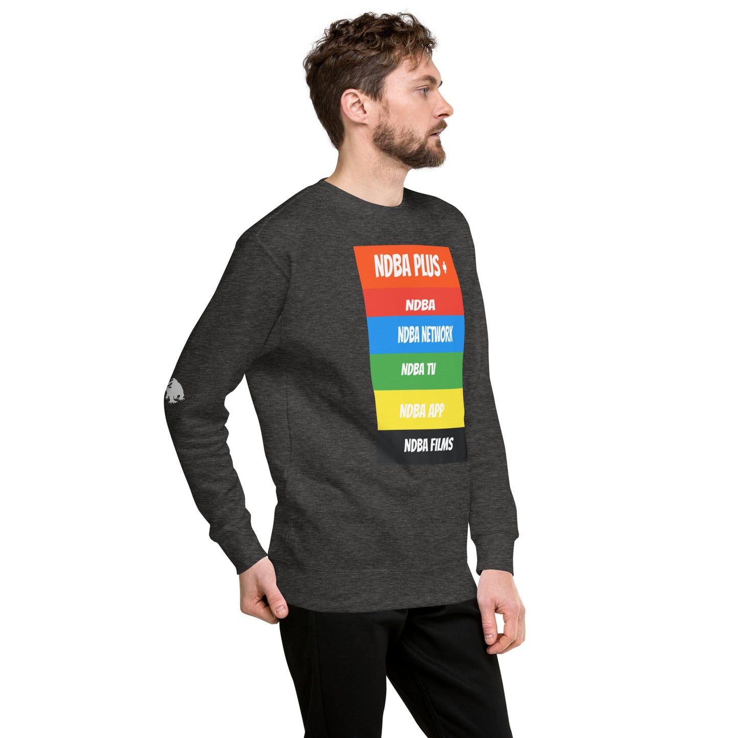 NDBA - NDBA PLUS + - NDBA NETWORK - NDBA TV - NDBA APP - NDBA FILMS - Unisex Premium Sweatshirt