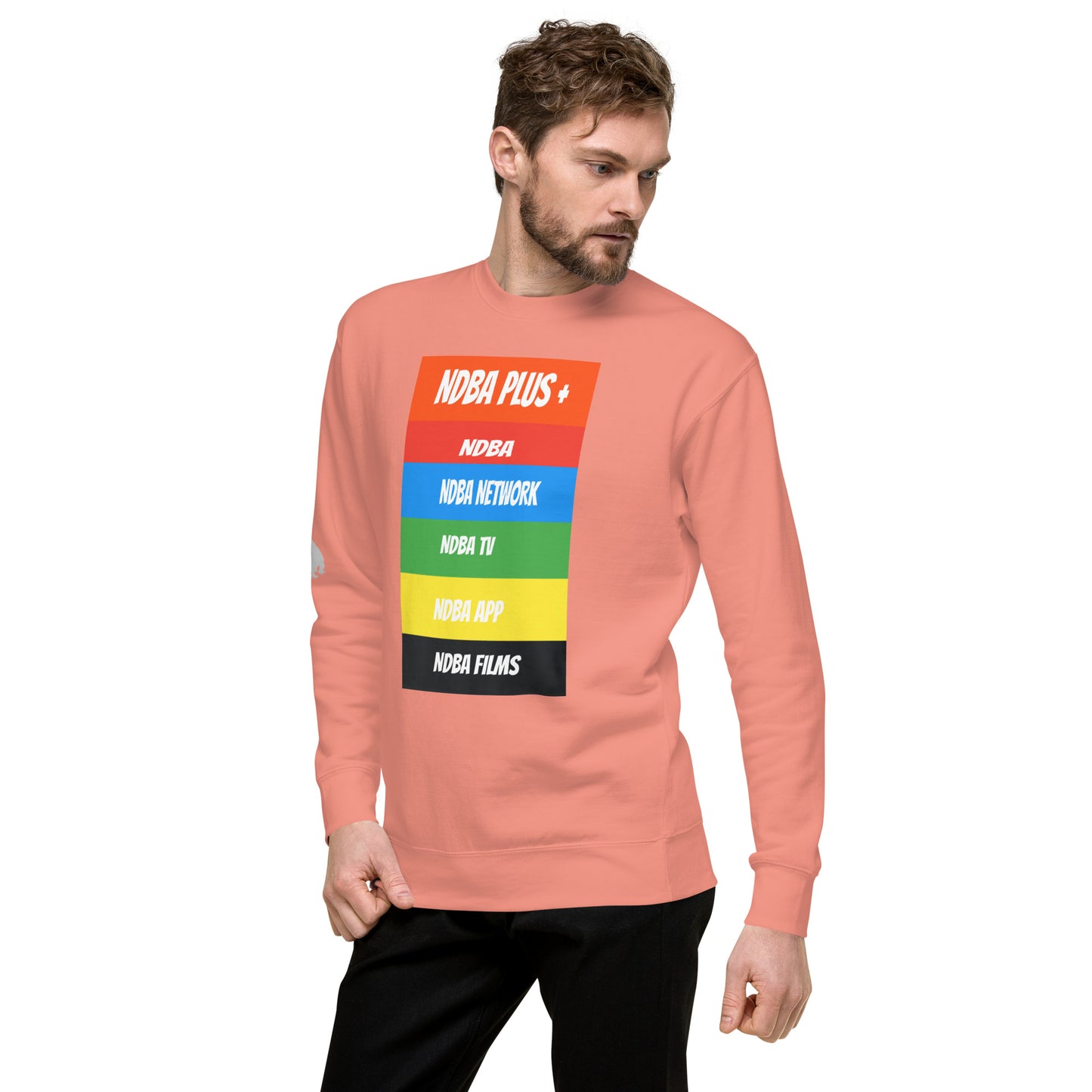 NDBA - NDBA PLUS + - NDBA NETWORK - NDBA TV - NDBA APP - NDBA FILMS - Unisex Premium Sweatshirt