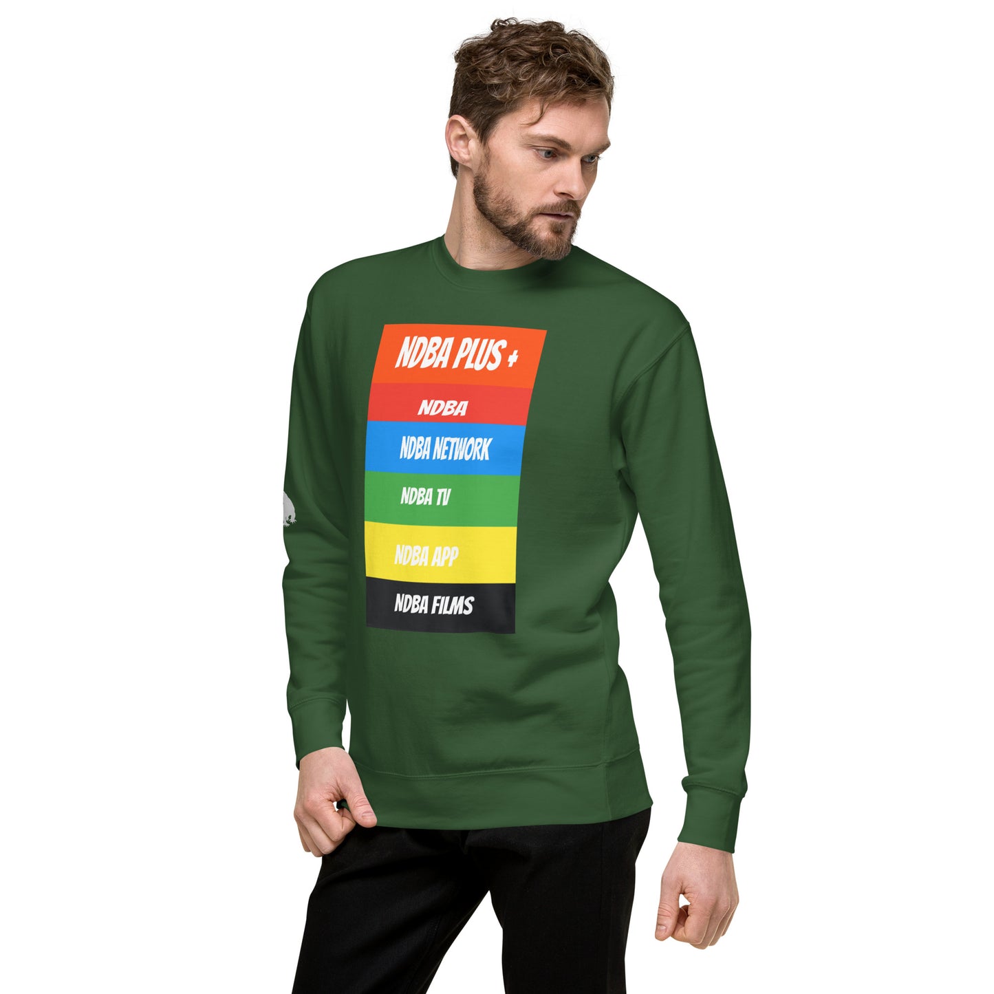 NDBA - NDBA PLUS + - NDBA NETWORK - NDBA TV - NDBA APP - NDBA FILMS - Unisex Premium Sweatshirt