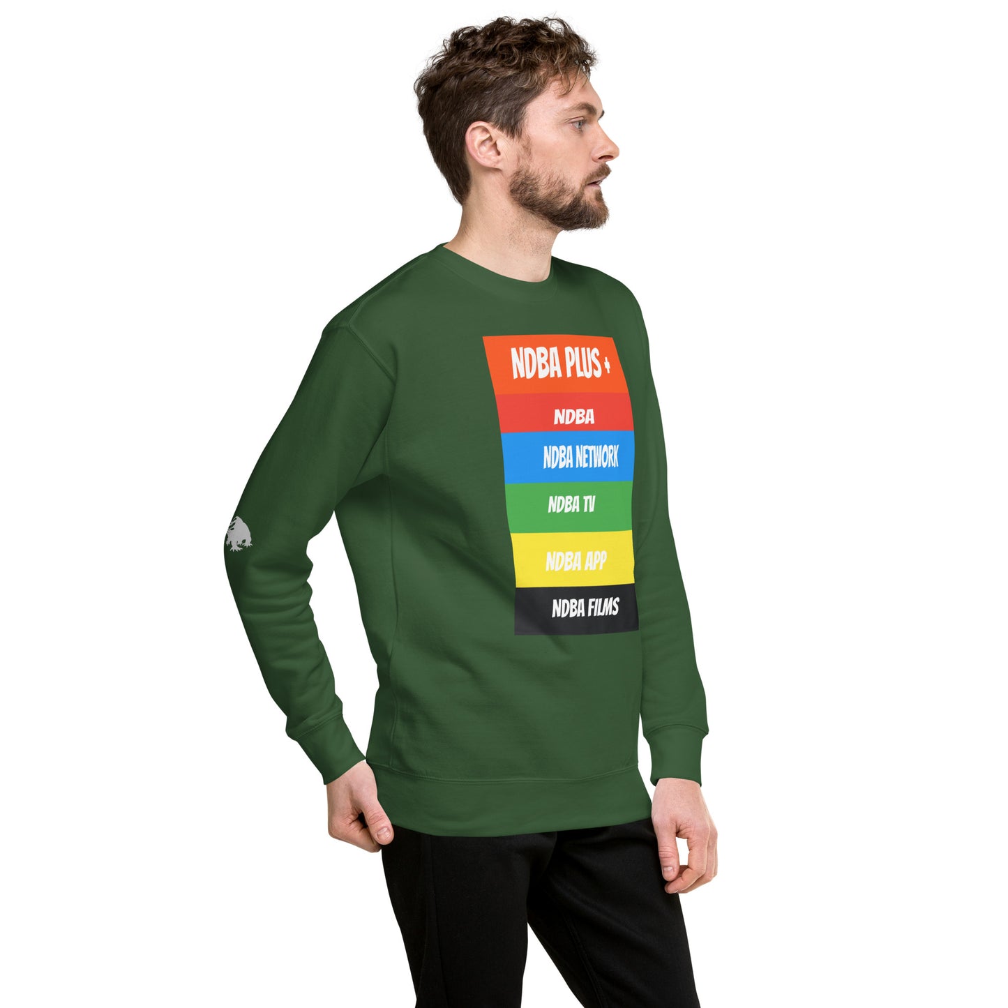 NDBA - NDBA PLUS + - NDBA NETWORK - NDBA TV - NDBA APP - NDBA FILMS - Unisex Premium Sweatshirt