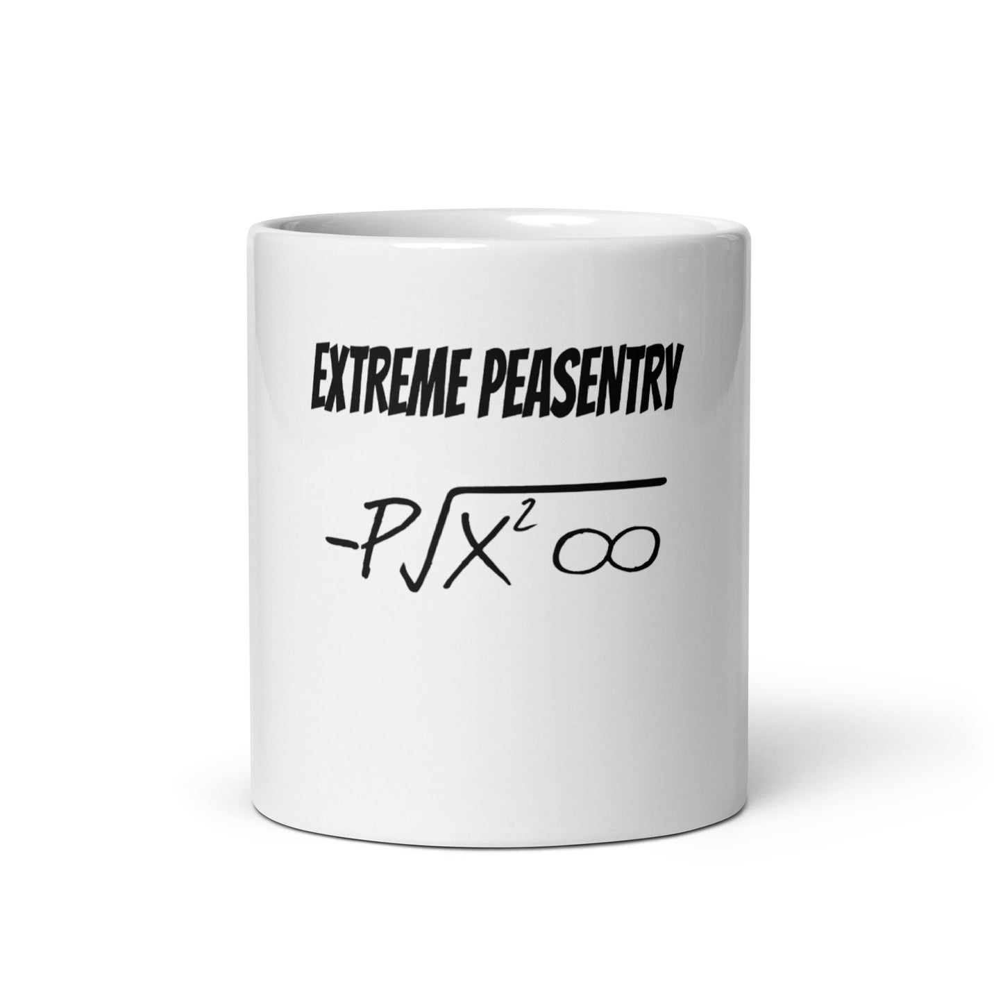 EXTREME PEASENTRY- PX2~ -White glossy mug