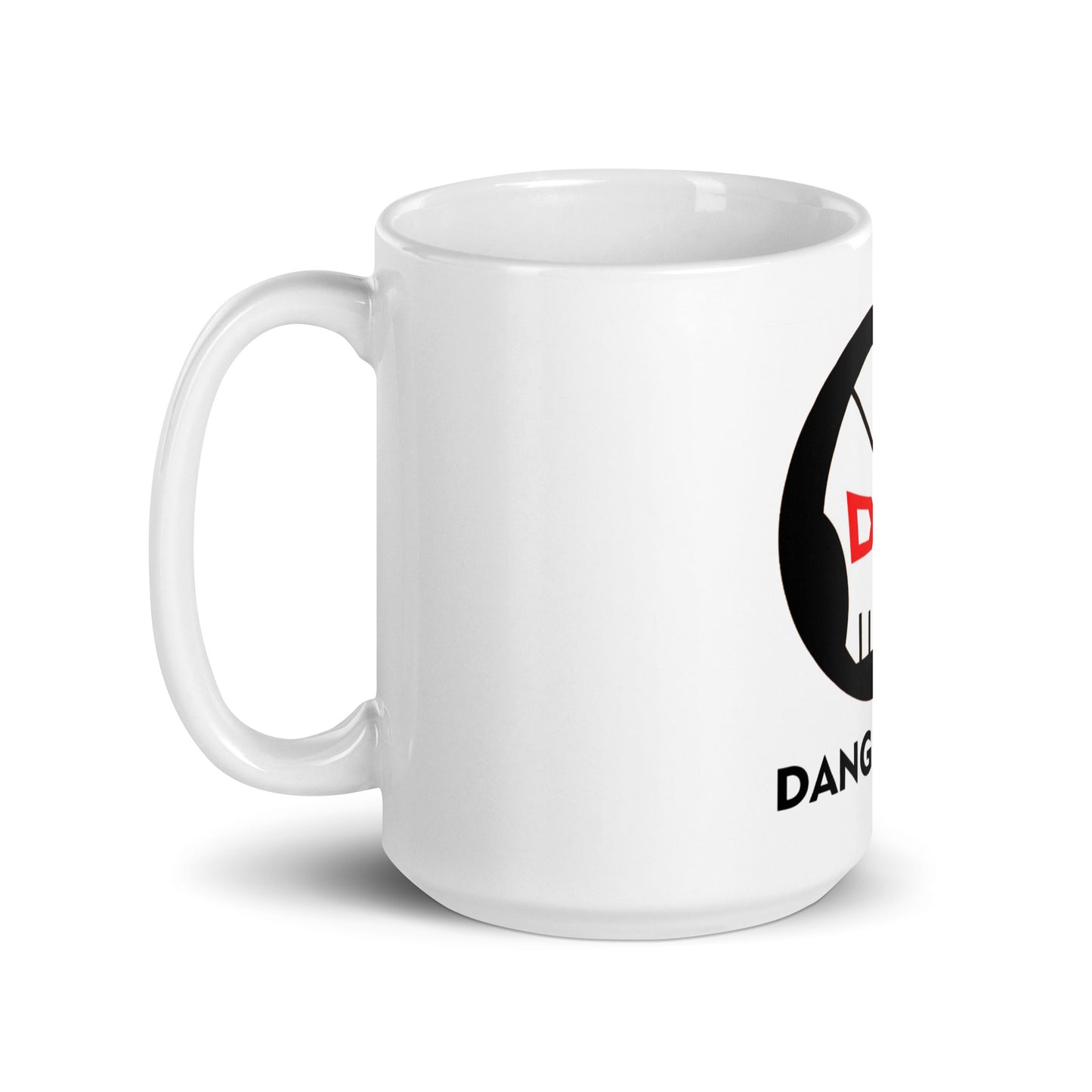 DB DANGERBALL SKULL- White glossy mug