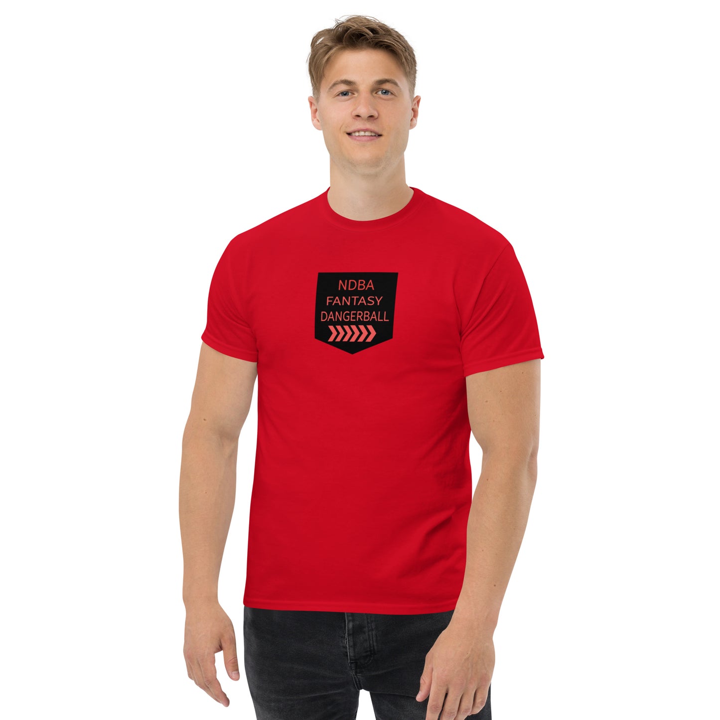 NDBA FANTASY DANGERBALL - REDLINE -Men's classic tee