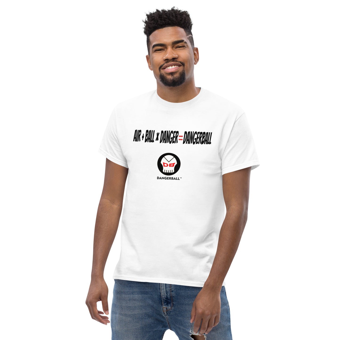 AIR + BALL x DANGER = DANGERBALL - DANGERBALL DB SKULL Men's classic tee